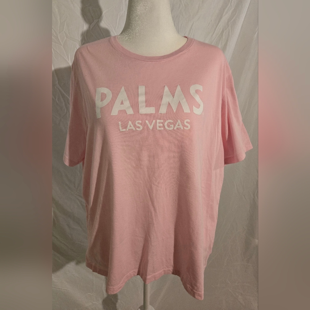 PALMS Pink Las Vegas Graphic T-Shirt